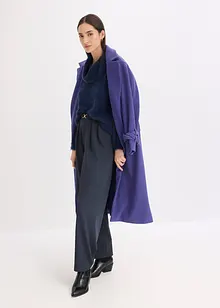 Genser i mykt fjærgarn med rullekrage, bonprix