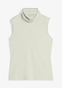 Topp med rullekrage i elastisk materiale, bonprix