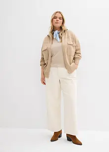 Vid kordfløyelsbukse, bonprix