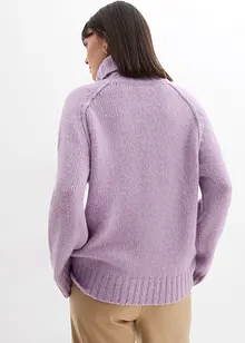 Oversized, grovstrikket genser, bonprix