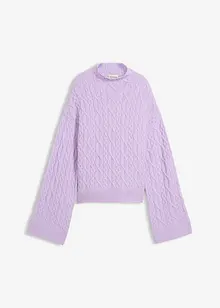 Kabelstrikket genser, bonprix