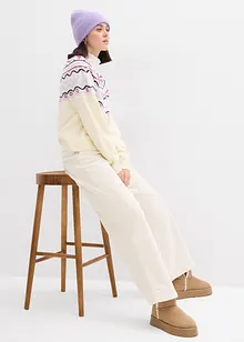 Oversized cardigan med koftemønster, bonprix