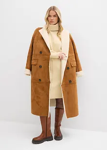 Strikket kjole med pyntesøm, bonprix