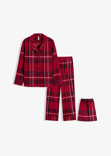 Vevd pyjamas i flanell, bonprix