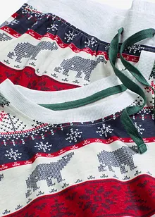 Pyjamas i myk bomull, leveres med gavepose, bonprix