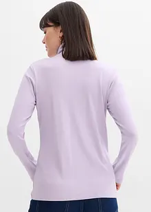 Ribbestrikket topp i myk viskosemiks, bonprix