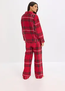 Vevd pyjamas i flanell, bonprix