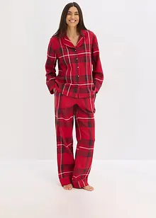 Vevd pyjamas i flanell, bonprix