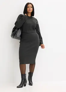 Strikket kjolesett  (2-delt sett), bonprix