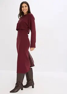 Strikket kjolesett  (2-delt sett), bonprix