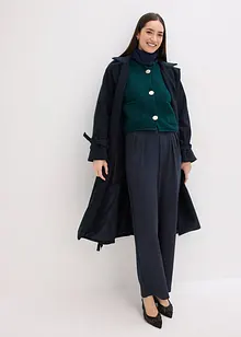 Strikket vest med dekorative knapper, bonprix