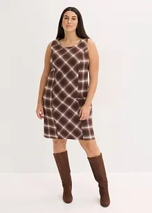 Kjole med rutemønster, bonprix