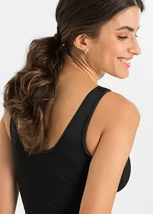 Shapetop med blonde, middels figurformende, bonprix