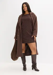 Jerseykjole med strassapplikasjon, bonprix