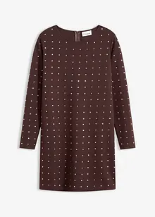 Jerseykjole med strassapplikasjon, bonprix
