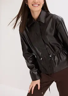 Jakke i imitert lakkskinn, bonprix