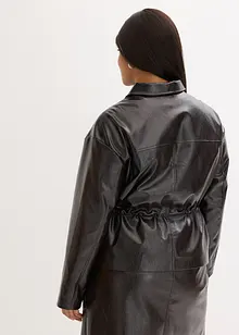 Jakke i imitert lakkskinn, bonprix