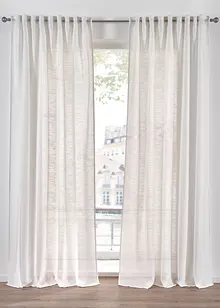 Gardin i strukturmateriale, fås også i ekstra lang (1-pack), bonprix