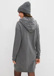 Sweatshirtkjole i 100% bomull, bonprix