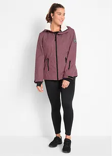 Outdoor-funksjonsjakke med teddyfleece, vanntett, bonprix