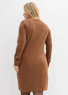 Figurnær jerseykjole i bomull med stretch (2-pack), bonprix