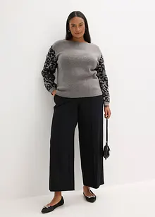 Genser med leo-print, bonprix