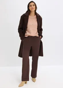 Boxy genser med paljetter, bonprix