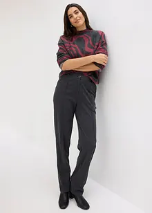 Behagelig, ribbestrikket topp, bonprix