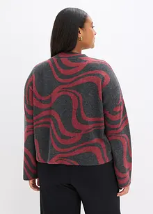 Behagelig, ribbestrikket topp, bonprix