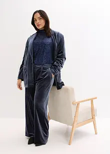 Bluse med paljetter, bonprix