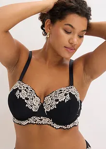 Balconette-BH i tofarget blondemateriale (2-pack), bonprix