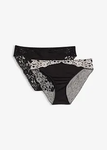 Truse av tofarget blonde (2-pack), bonprix