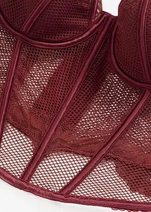 Corsage med nydelige blonder, bonprix