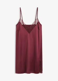 Neglisjé i sateng med nydelig broderi, bonprix