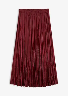 Krinklet satengskjørt, bonprix