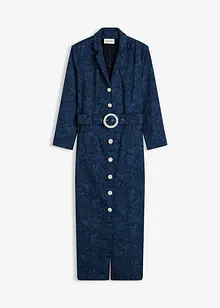 Twillkjole med belte (2-delt sett), bonprix