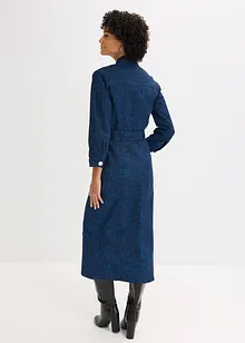 Twillkjole med belte (2-delt sett), bonprix