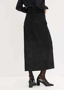 Stretchy skjørt i bomullsmateriale, bonprix