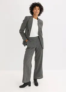 Langermet bomullstopp med ermer i poplin, bonprix