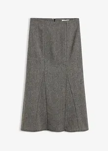 Breddesydd skjørt i tweedlook, bonprix