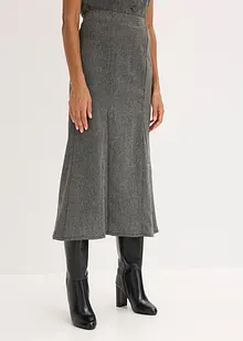 Breddesydd skjørt i tweedlook, bonprix