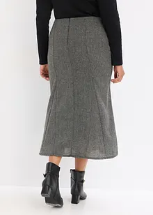 Breddesydd skjørt i tweedlook, bonprix