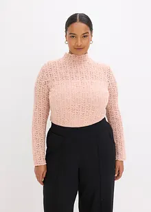 Blondetopp med høy hals, bonprix