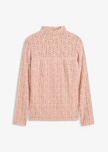 Blondetopp med høy hals, bonprix