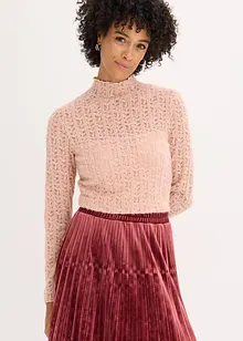 Blondetopp med høy hals, bonprix