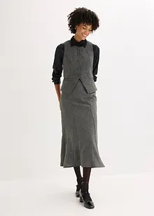 Vest i tweedlook, bonprix