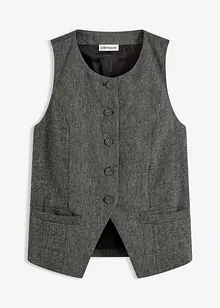 Vest i tweedlook, bonprix