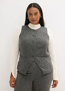 Vest i tweedlook, bonprix