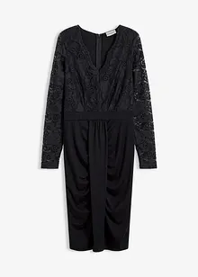 Blondekjole med drapering, bonprix