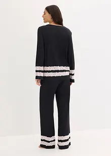Pyjamas i myk viskosemiks, bonprix